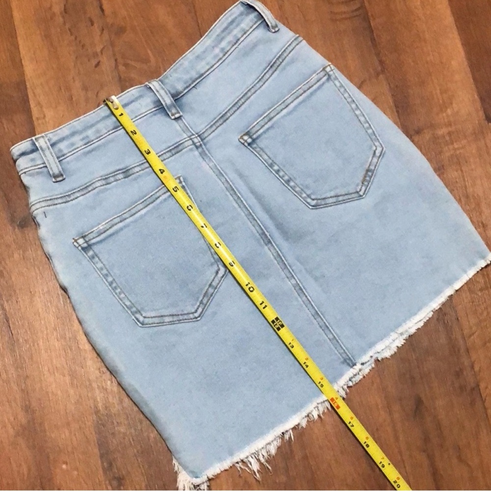 Amazon Essentials Light Wash Denim Mini Skirt | H… - image 3